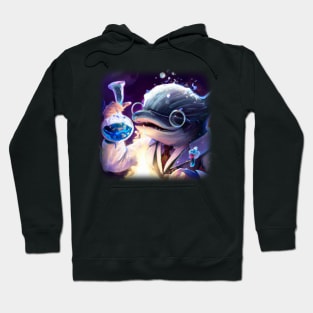 Mad dolphin scientist experimenting Hoodie